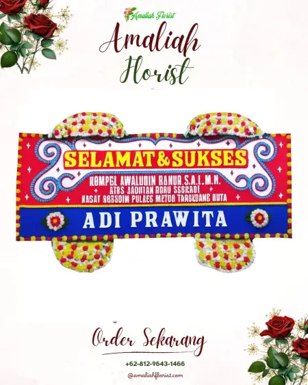 Papan Bunga Ucapan Selamat Aji Mesir